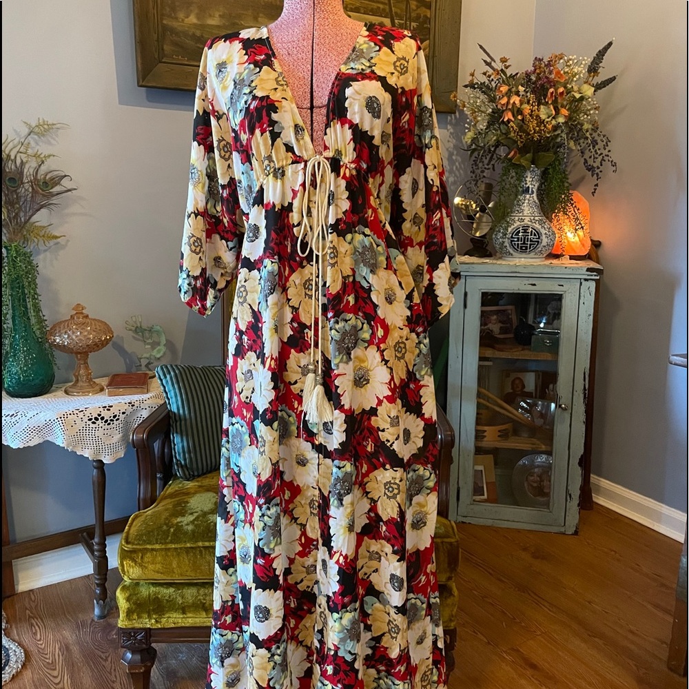 Kimono style robe